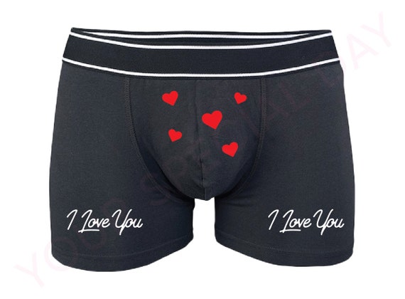 Property of Boxers, Mens Underwear, Gift for Husband, Personalized
