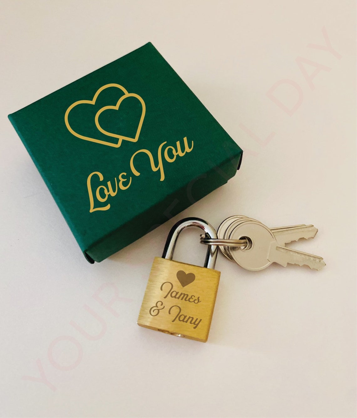Custom Personalized Small Padlock Engraved Padlock Love Etsy
