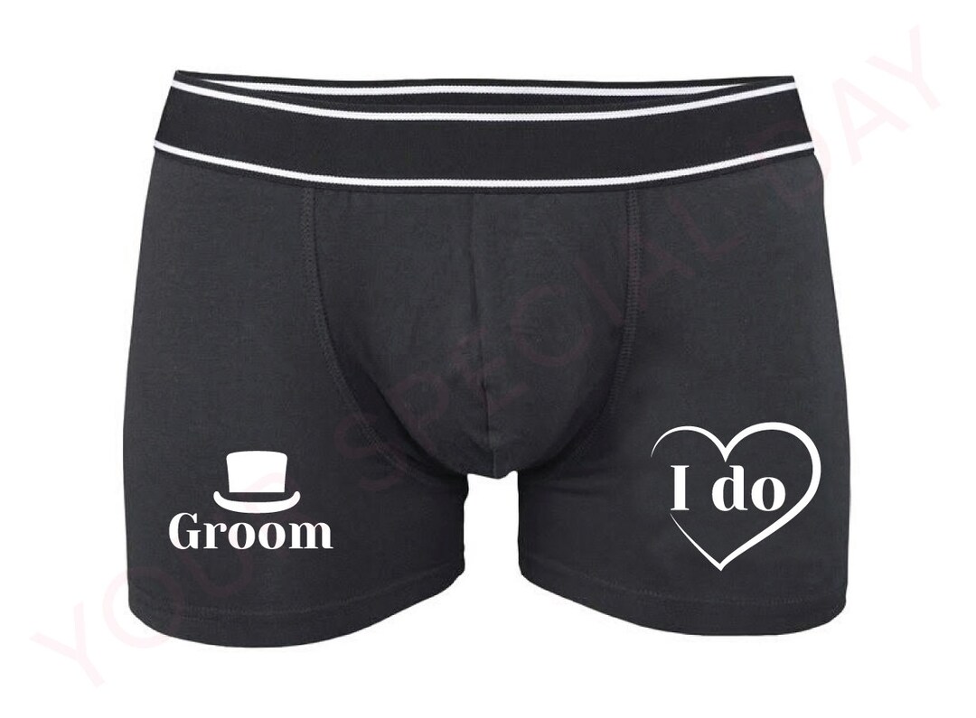 Personalised Groom Boxers Briefs Custom Wedding Boxers Shorts - Etsy