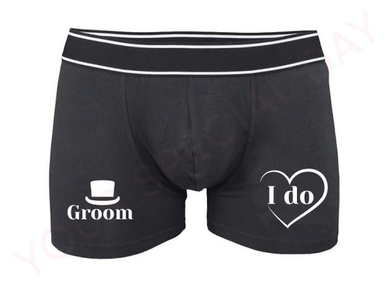 Personalised Groom Boxers Briefs Custom Wedding Boxers Shorts | Etsy