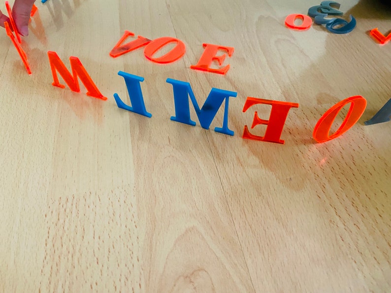 Nebert Letters Laser Cut Alphabet Letters, Kids Learning, Homeschool Kindergarten - Etsy