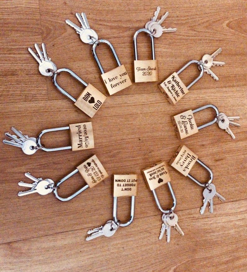 Custom Personalized Padlock Engraved Padlock Love Lock Etsy