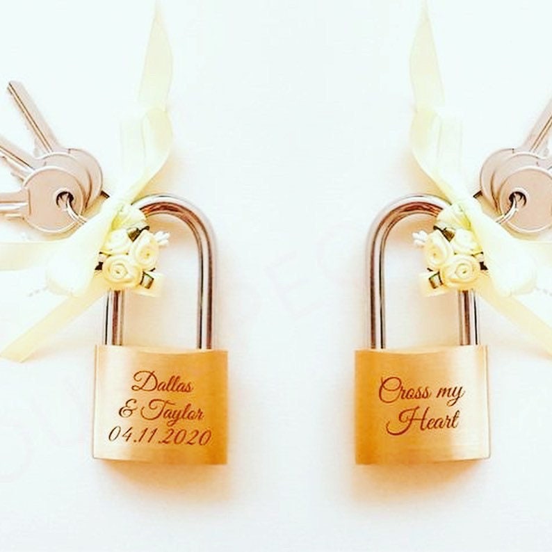 Custom Personalized Padlock Engraved Padlock Love Lock Etsy
