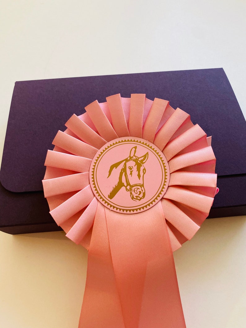 Custom Award Ribbon Rosette Personalized Gift Personalized Etsy