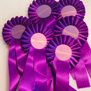 Custom Award Ribbon Rosette, Personalized gift, Personalized Custom Ribbon, Sports Award, Custom Winner Ribbon, Rosette Ribbon.