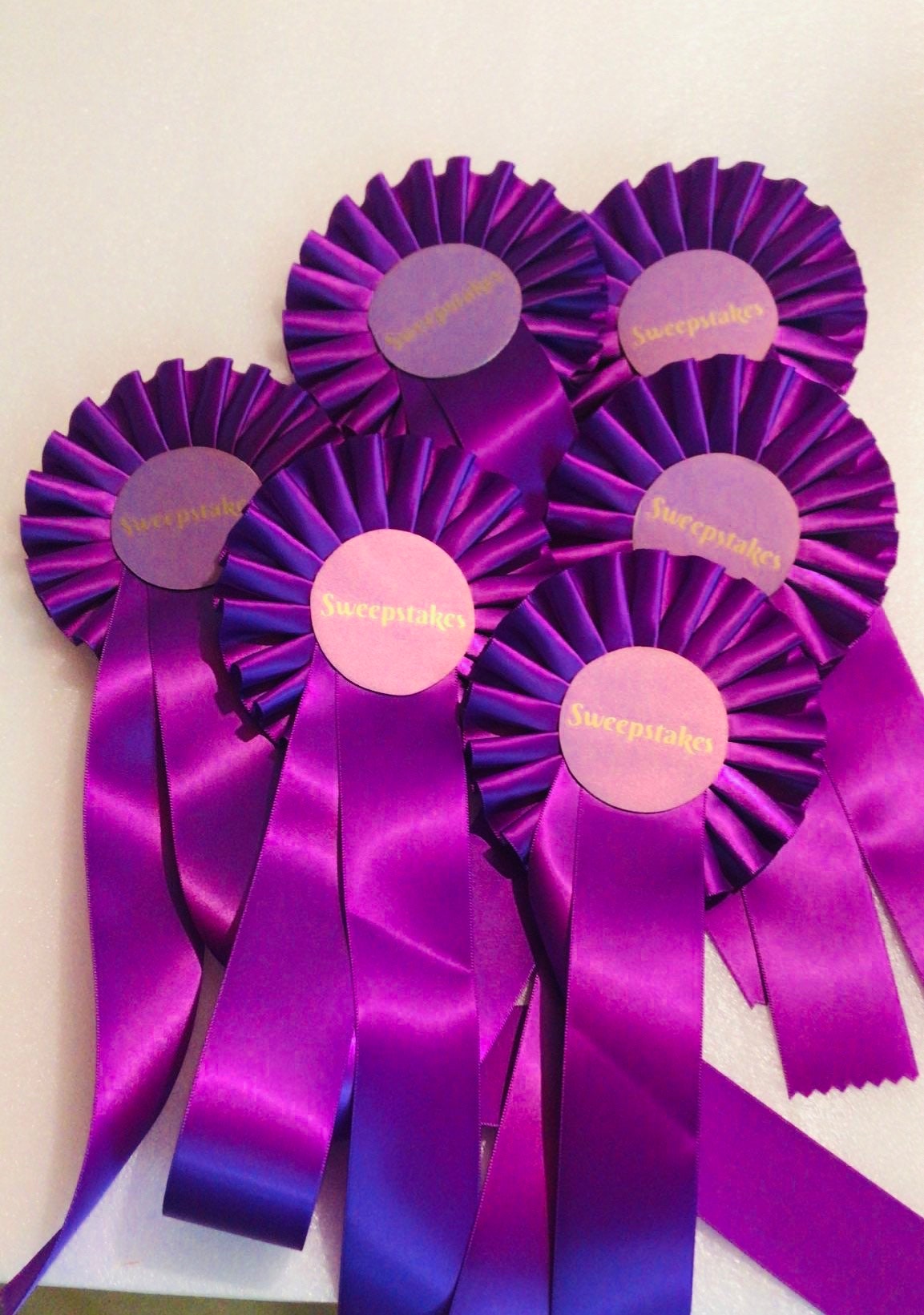 Color Insert Rosette Valentines Day Ribbons
