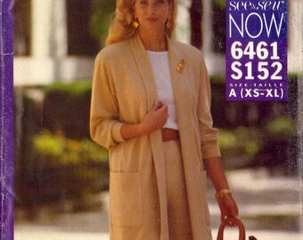 See&Sew 6461 Sewing Pattern, Jacket, Top and Pants, Size XS-XL, Uncut, Factory Folded