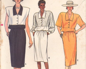 Vogue 9321 Sewing Pattern, Dress, Size 8-10-12, Uncut, Factory Folded