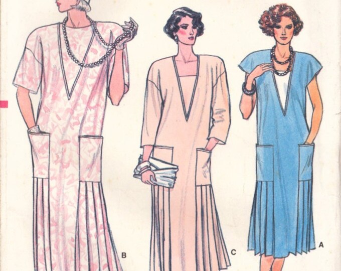 Uncut Vogue Sewing Pattern 10218 9369 Misses' Dress Size 6-8-10-12-14 ...