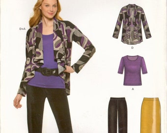 New Look 6315 Sewing Pattern, Jacket, Top and Pants, Size 10-22, Uncut, Factory Folded