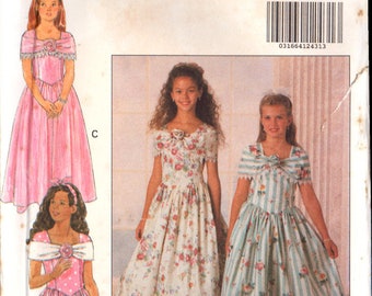 Butterick 5931 Sewing Pattern Girls' Dress Size 12-14 Uncut Factory Folded