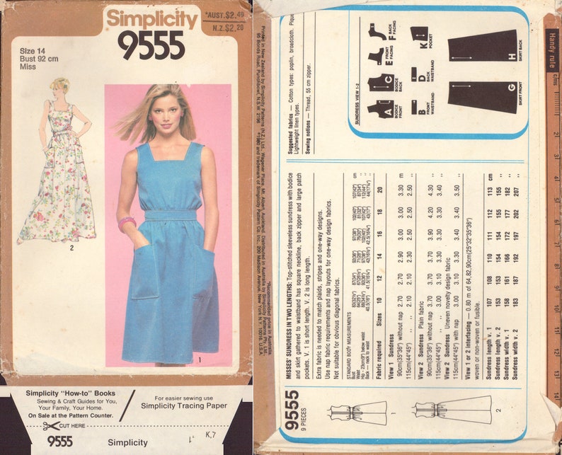 Sewing patterns: Dresses choose from 8 Simplicity 9555