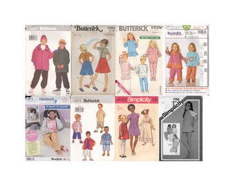 Sewing patterns: Children - choose from 8