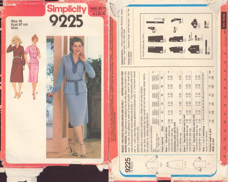 Sewing patterns: Dresses choose from 8 Simplicity 9225