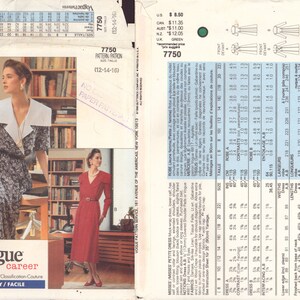 Sewing patterns: Dresses choose from 8 Vogue 7750
