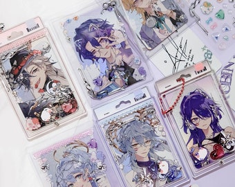 Honkai Star Rail &quot;Cotton Candy&quot; Holographic Shaker Photocard Sets