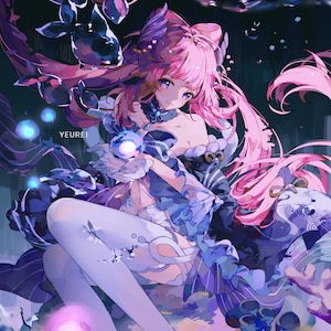 Genshin Impact "Princess of the Sea" Mini Print