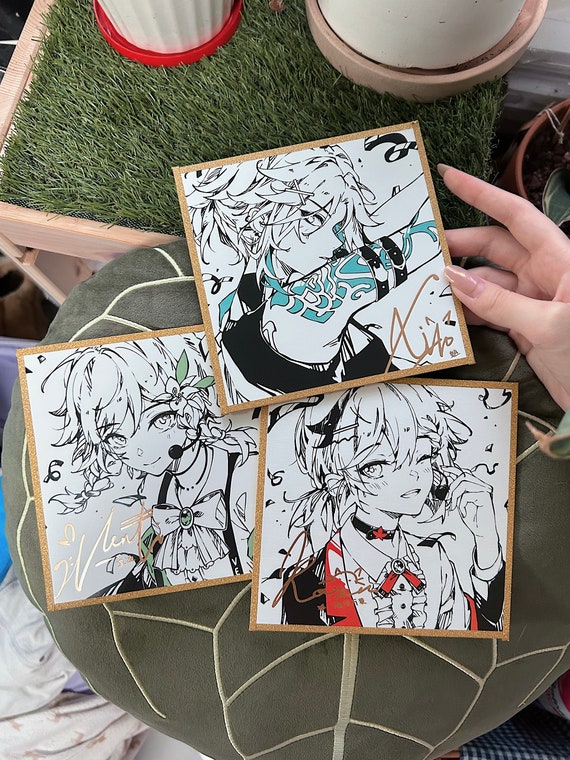 VISUAL SHIKISHI CARD feat.40原 ＢＯＸ 新品 Genshin Impact 