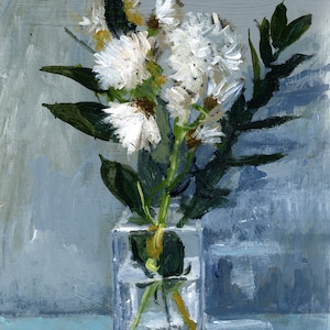 Vase of flowers Numbered limited edition Giclee Print of an acrylic Painting