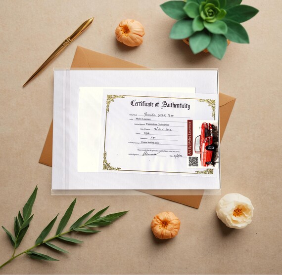 りいさページ Kawasaki ZX-7R K1 24 X 36 Inch (2ft X 3ft) Art Print Signed by