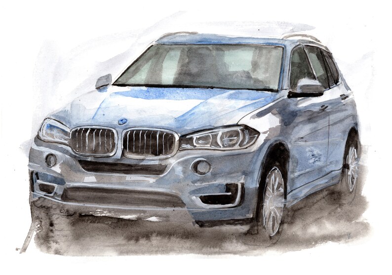 Painting of a BMW X5 Limited Print . Etsy UK