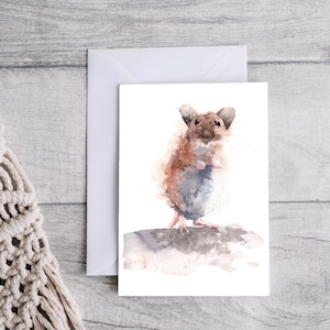 Field Mice Mouse Greetings Card, Printable Digital Download