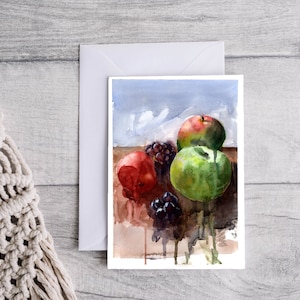 Fruit Greetings Card, Printable Digital Download