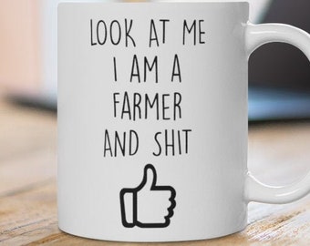 Funny Gift for Farmer,Farmer Gift,Farmer Mug,Farmer Cup,Being A farmer,Farmer Appreciation Gift,Best Farmer gift,custom Farmer mug,farming