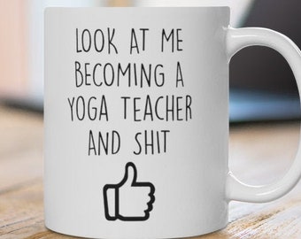 yoga teacher gift,Yoga instructor mug,Yoga gift,Yoga coffee mug,funny Yoga teacher gift,yoga birthday gift, International yoga day, yoga Mug