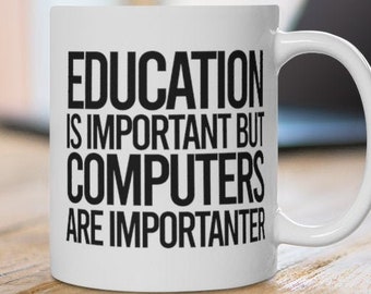 Taza divertida de programador, Regalo de programador, Mordaza de programador, Ciencias de la computación, Taza de programación, Regalo de graduación de programador, Cumpleaños de programador