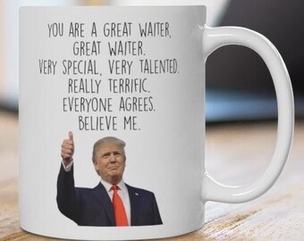 Cadeau serveur, tasse de serveur, cadeau pour serveur, cadeau d'anniversaire de serveur, cadeau pour le personnel de l'hôtel, tasse d'atout de serveur, cadeau drôle de serveur, bâillon de serveur, petit ami de serveur