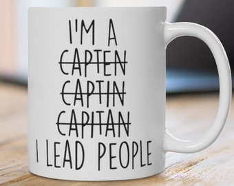 Lustiges Kapitän Geschenk, neuer Kapitän Becher, Kapitän Förderung, Kapitän Anerkennung, bester Kapitän, lustiges Kapitän Geschenk, geförderter Kapitän, Kapitän Geburtstag