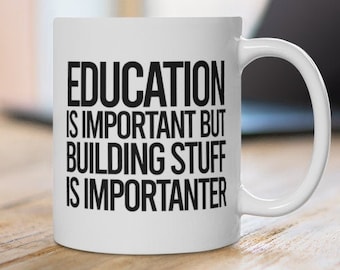 Taza de regalo divertida de constructor, Regalo de equipo de construcción, Regalo divertido de ingeniero civil, Personal de construcción, Regalo para constructor, Taza de café de ingeniero civil