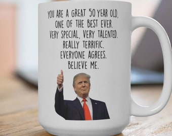 50th birthday mug, 50 year old birthday gifts, happy 50th birthday, Funny 50th birthday gift, 50th bday gifts, Best 50th birthday party gift