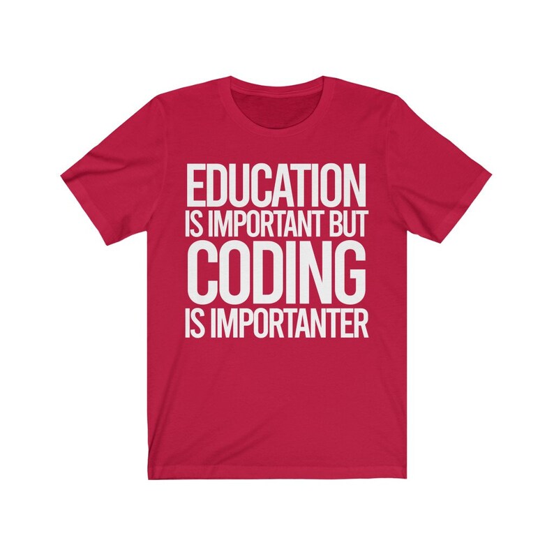 Funny Gift for coder,Coder shirt,Coding Tshirt,web developer shirt,Funny Software developer gift,computer engineer tshirt,Software coder Tee Red