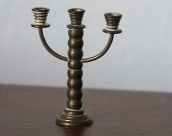 Candlesticks Candle Holder Metal Round 12 x 15,8 x 5,5cm Black Metal /"Blaker/"