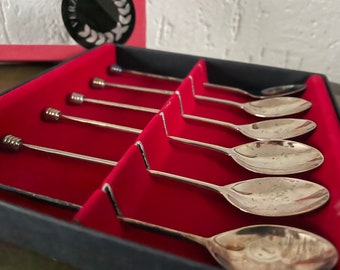 Cuberteria nueva Tailandia Bambú latón dorado vintage - Etsy 日本