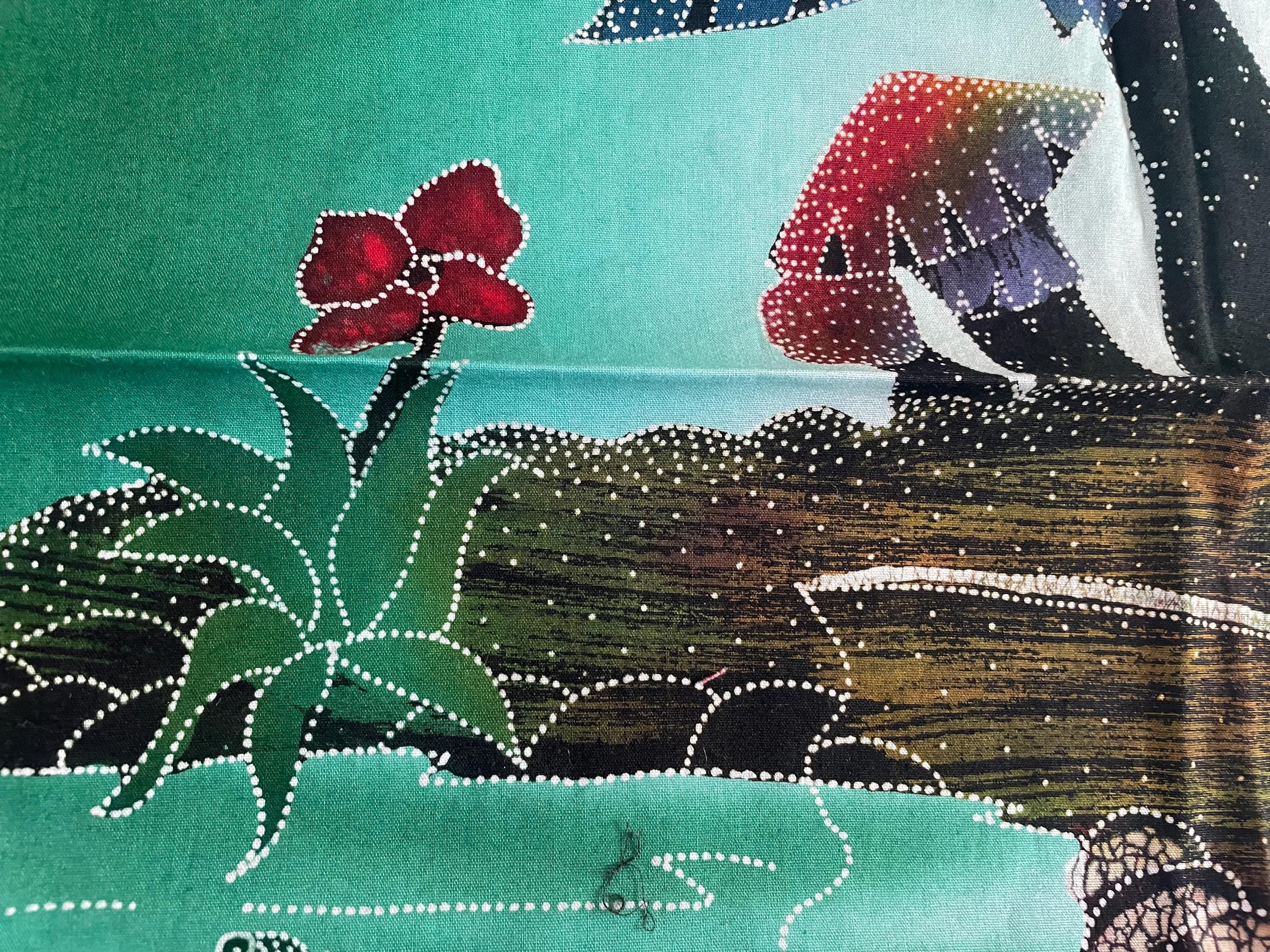 20x20インチ/50x50cm インドネシアのバティック絵画 - バティック布