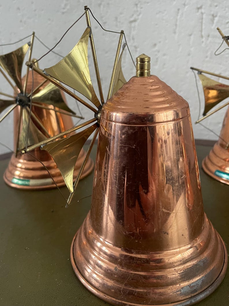 Nazaré Ribatejo Portugal Windmills Souvenirs From Portugal. Red Copper