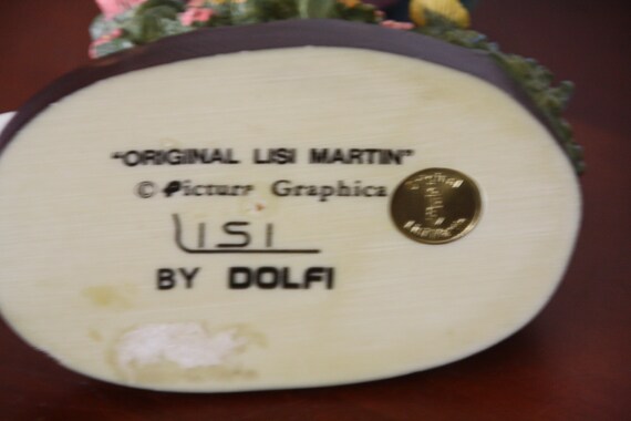 Original Lisi Martin Pictura Graphica by Dolfi Italy Hand-painted