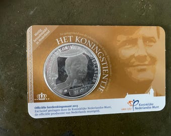 オランダの古いコイン10枚：オランダの通貨、ウィルヘルミナ女王
