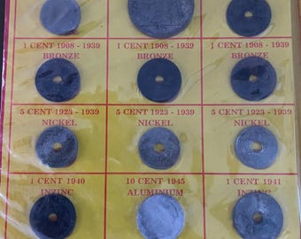 Vietnam Set/35 Coins Collection Indochine -annam Vietnam 1802-1976