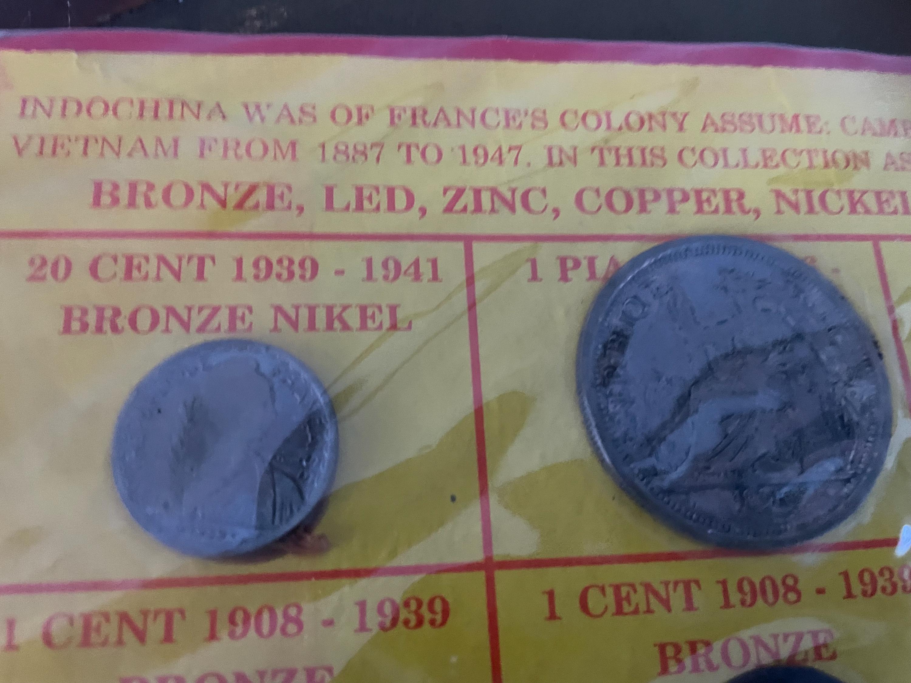 コレクション Coins Collection Indochine Annam Vietnam Coins Collection - Indochine,Annam and Vietnam