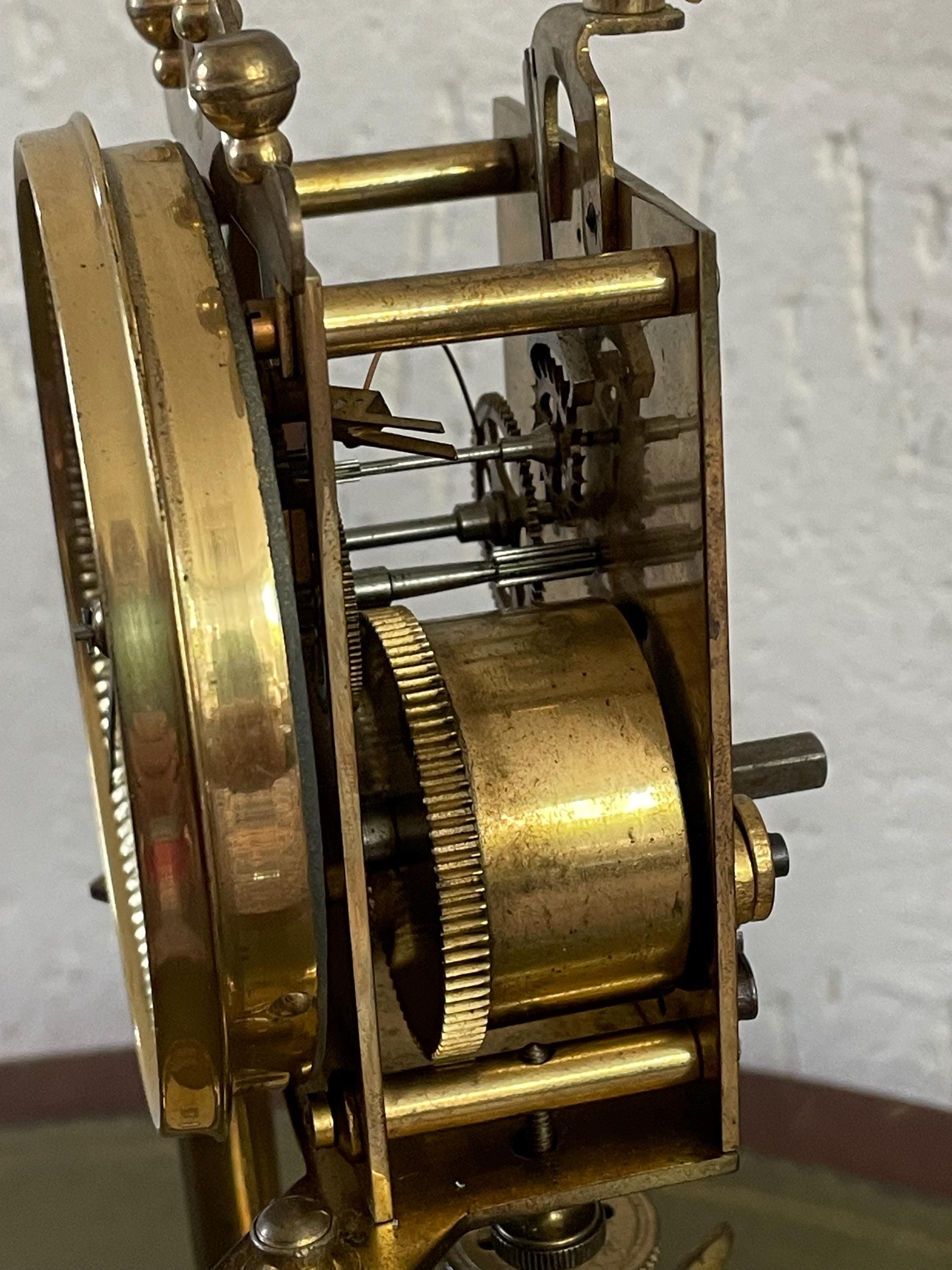 Bell Jar Clock 400 Days Movement Schatz Jahres Uhrenfabrik Triberg