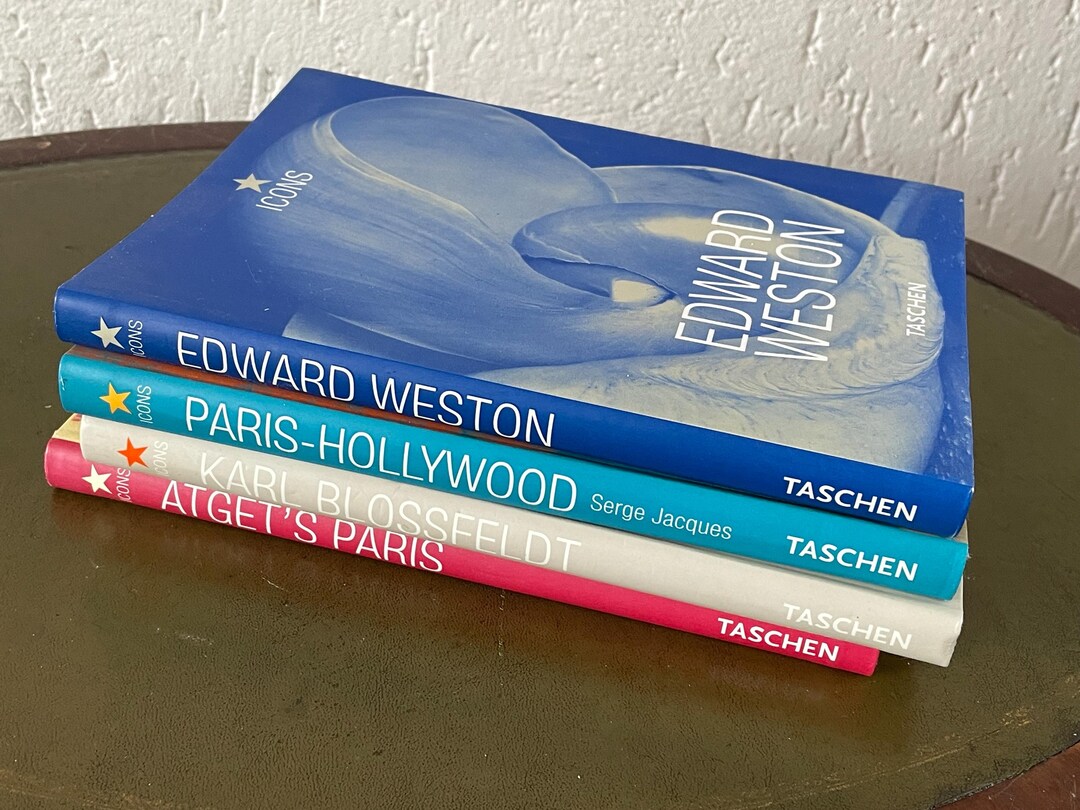 Set/4 Taschen Icons Photography Books Coffee Table Books 2001