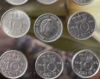 25 Cents 1976 Netherlands Juliana Koningin Der Nederlanden - Etsy