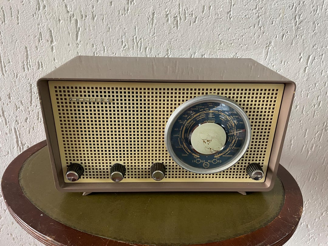 Philips B2X 80U 真空管ラジオ 1958年頃 - 正常に再生可能 - 動作状態