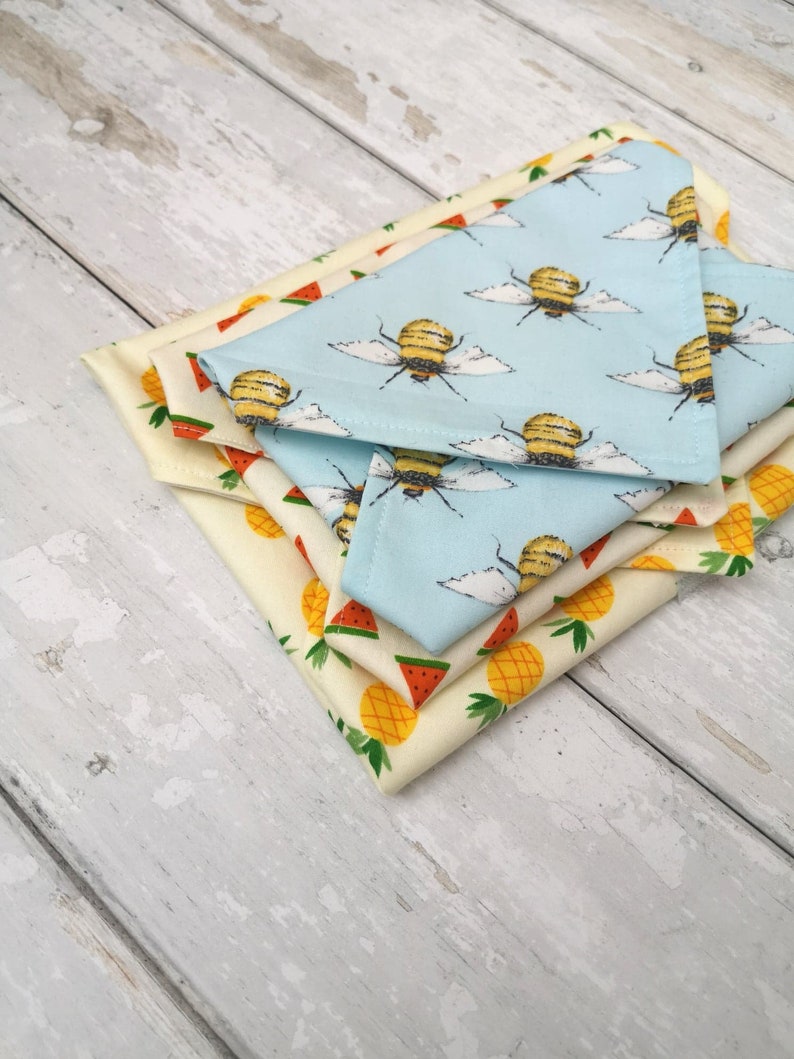 Reusable Sandwich Wrap Eco Friendly Sandwich Wrap Foodsafe Etsy