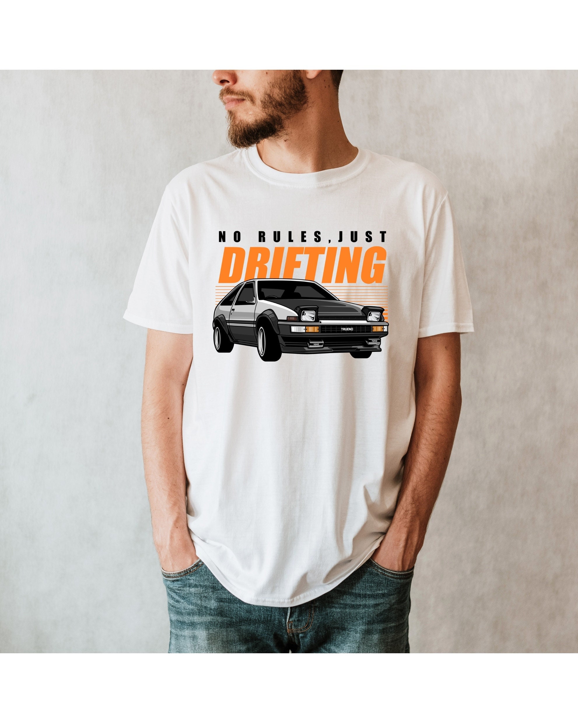 Initial D Trueno AE86 T-Shirt custom t shirt Aesthetic clothing