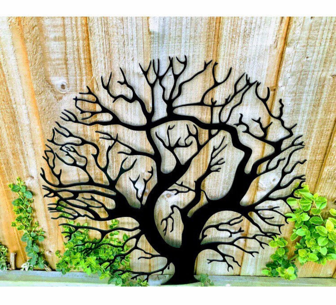 Metal Wall Tree Sculpture Tree of Life Etsy UK